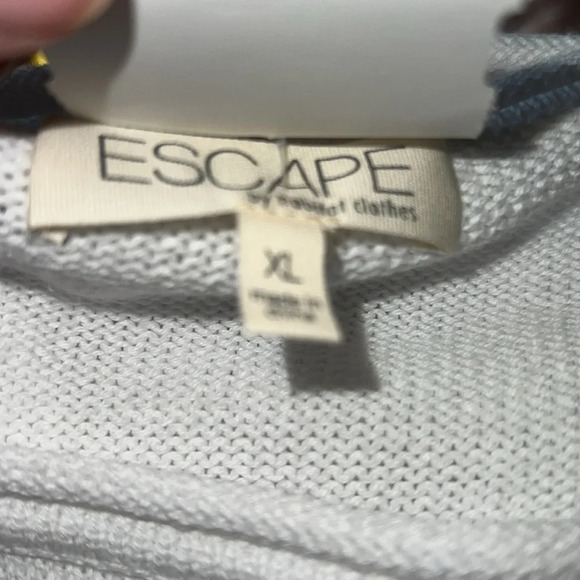 ESCAPE by Habitat Clothes SUMMER Women’s White 100% Cotton Swester Jumper XL NWT - Picture 10 of 16
